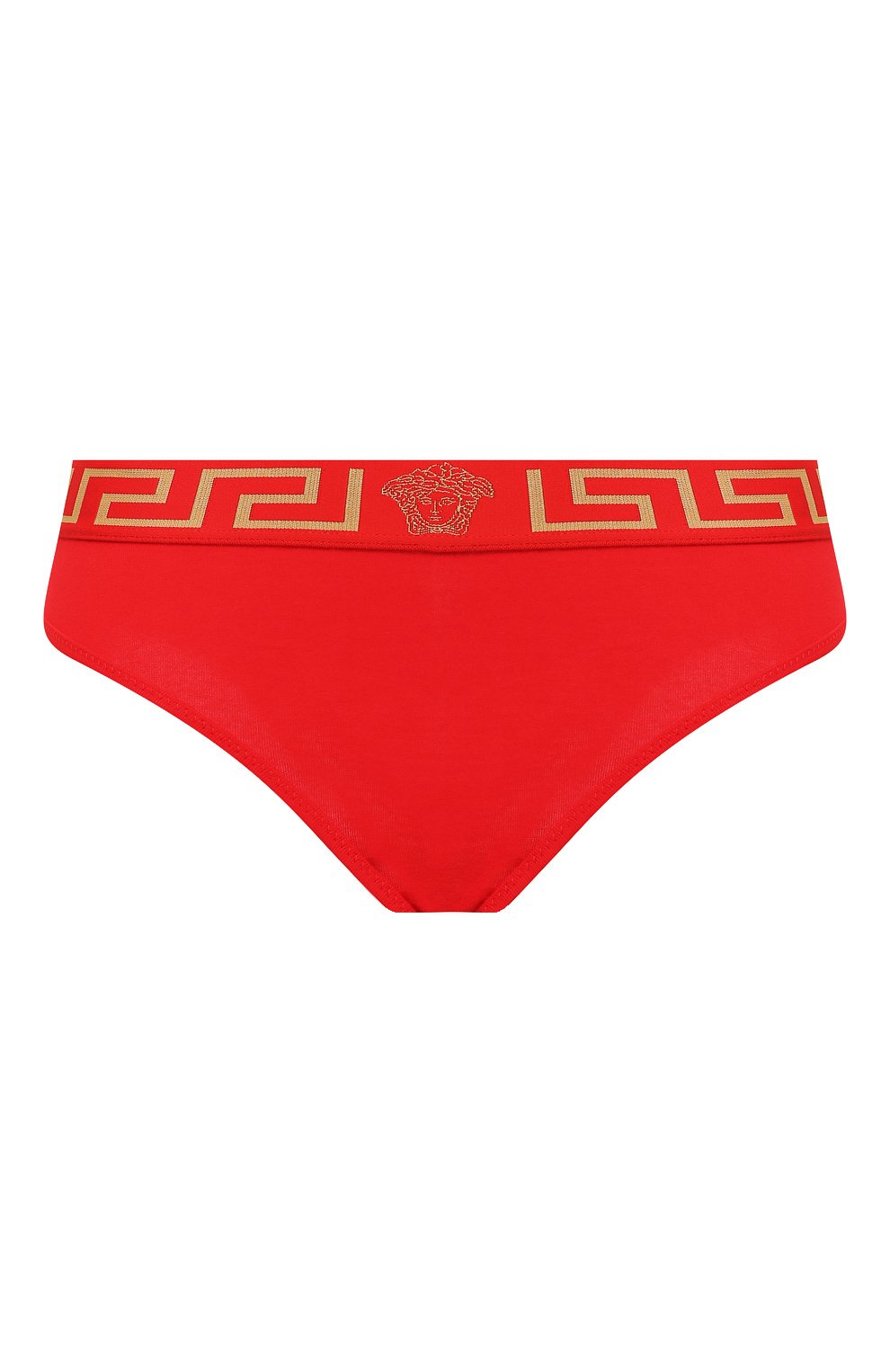 Трусы-слипы VERSACE красного цвета по цене 9950 руб., арт. AUD01040/A232741, фото 1 Трусы-слипы VERSACE, арт. AUD01040/A232741, фото 1