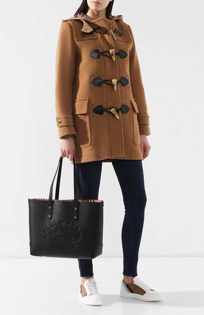 Сумка-тоут из кожи BURBERRY, арт. 4080109, фото 2