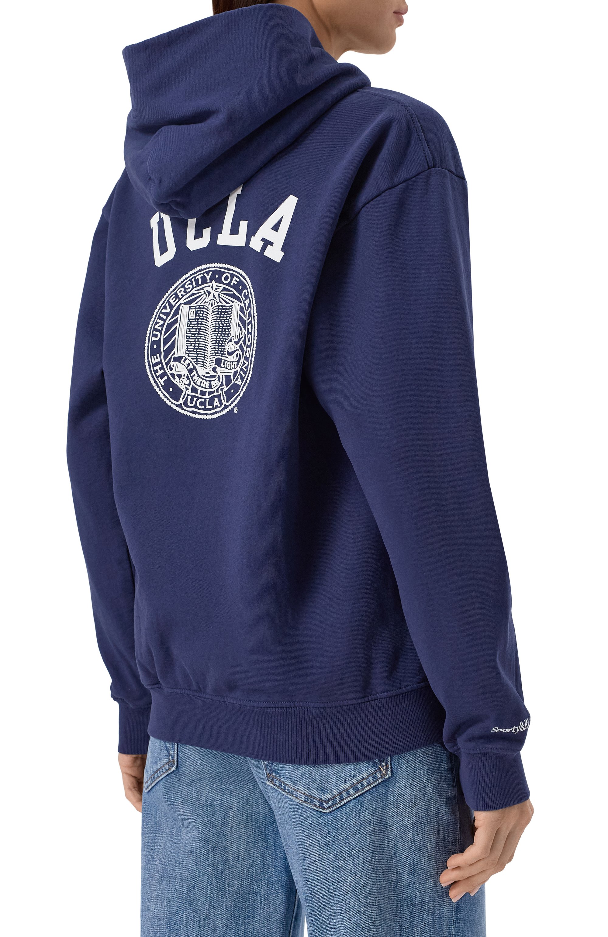 Хлопковое худи sporty & rich x ucla SPORTY AND RICH, арт. ST070615639BL107, фото 8