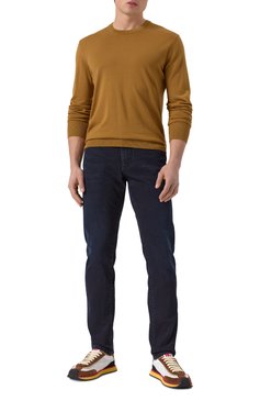 Мужские джинсы slim DOLCE & GABBANA темно-синего цвета, арт. GY07CD/G8MF2 | Фото 2 (Длина (брюки, джинсы): Стандартные; Материал внешний: Хлопок, Деним; Силуэт М (брюки): Прямые; Кросс-КТ: Деним; Детали: Делаве; Стили: Кэжуэл, Классический; Автоматизация ТО: Проставлено; Автоматизация состава: Проставлено)