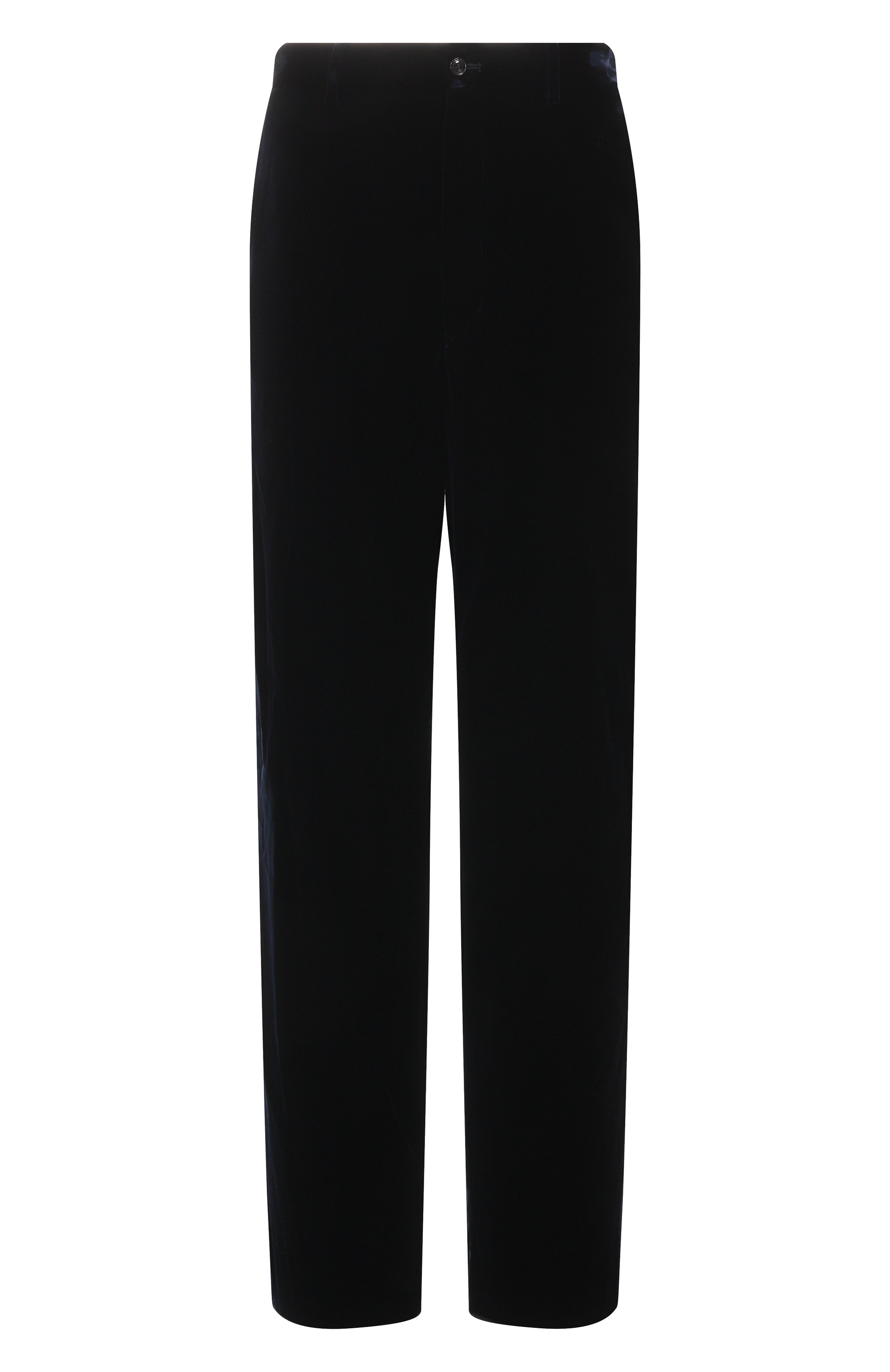 Брюки из вискозы GIORGIO ARMANI темно-синего цвета по цене 141000 руб., арт. GM000121/TE10046, фото 1 Брюки из вискозы GIORGIO ARMANI, арт. GM000121/TE10046, фото 1