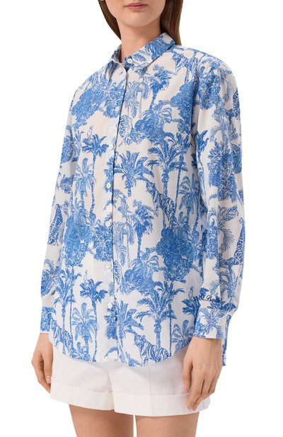 Хлопковая рубашка MC2 SAINT BARTH, арт. BRIG001-01288L/BRIGITTE, фото 3