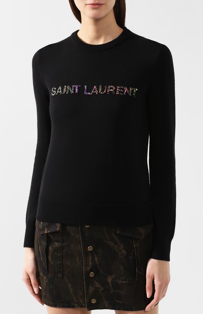 Шерстяной пуловер SAINT LAURENT, арт. 550909/YAAR2, фото 3