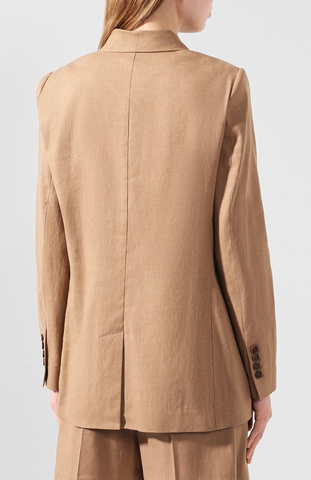 Жакет из смеси льна и хлопка BRUNELLO CUCINELLI, арт. MF5918946, фото 4