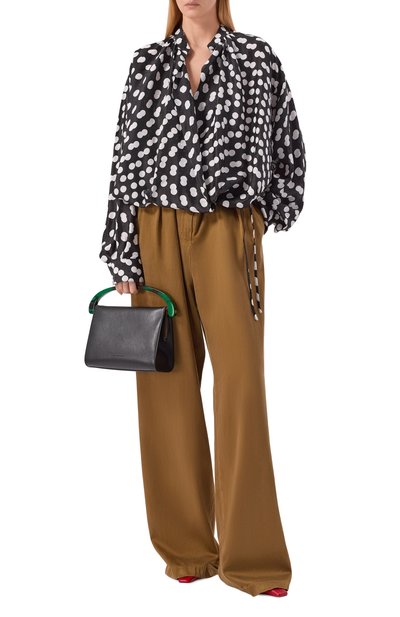 Сумка DRIES VAN NOTEN черного цвета по цене 296000 руб., арт. 011517/0116, фото 3 Сумка DRIES VAN NOTEN, арт. 011517/0116, фото 3