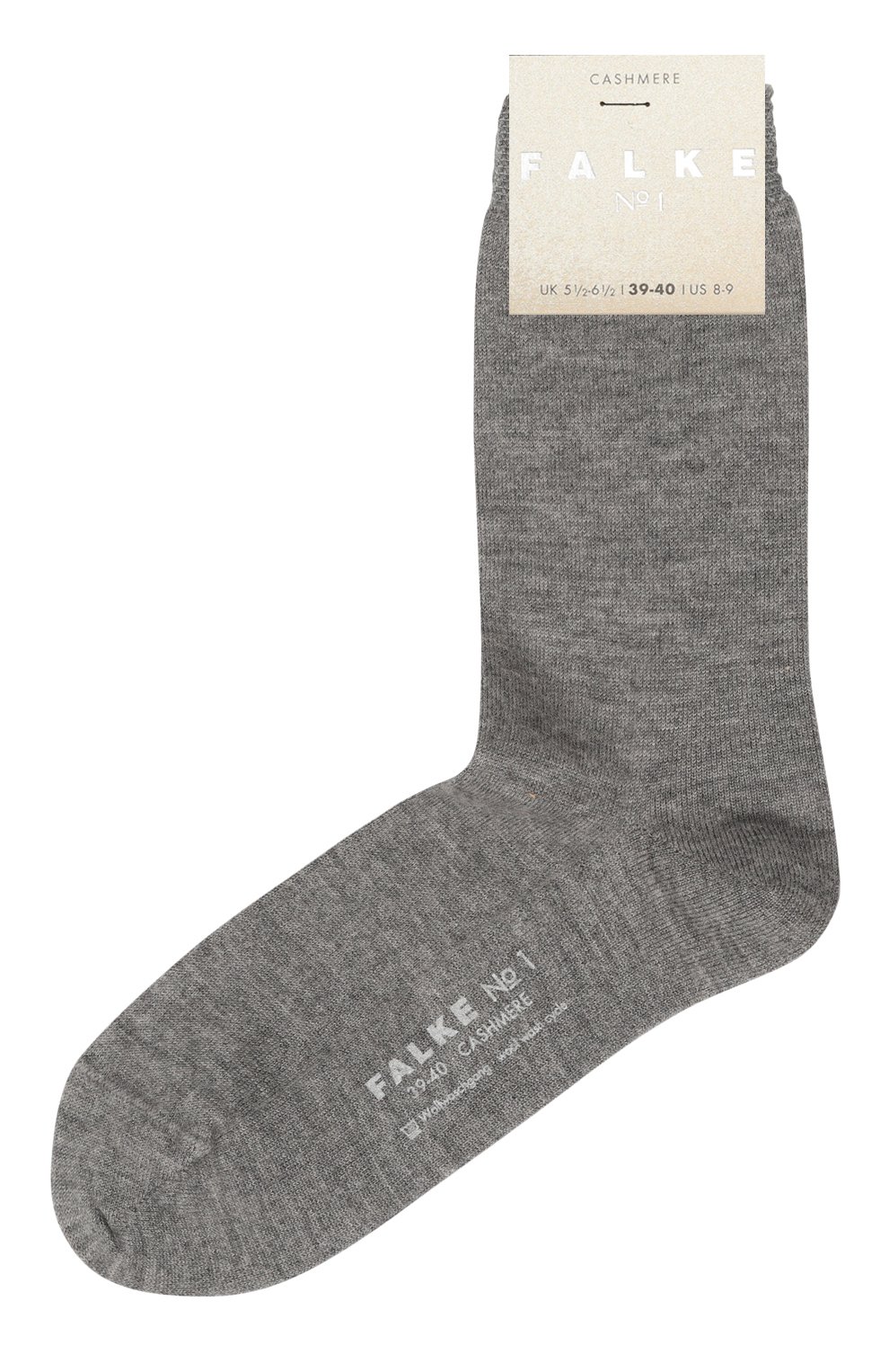 Кашемировые носки FALKE серого цвета по цене 11170 руб., арт. 46591, фото 1 Кашемировые носки FALKE, арт. 46591, фото 1