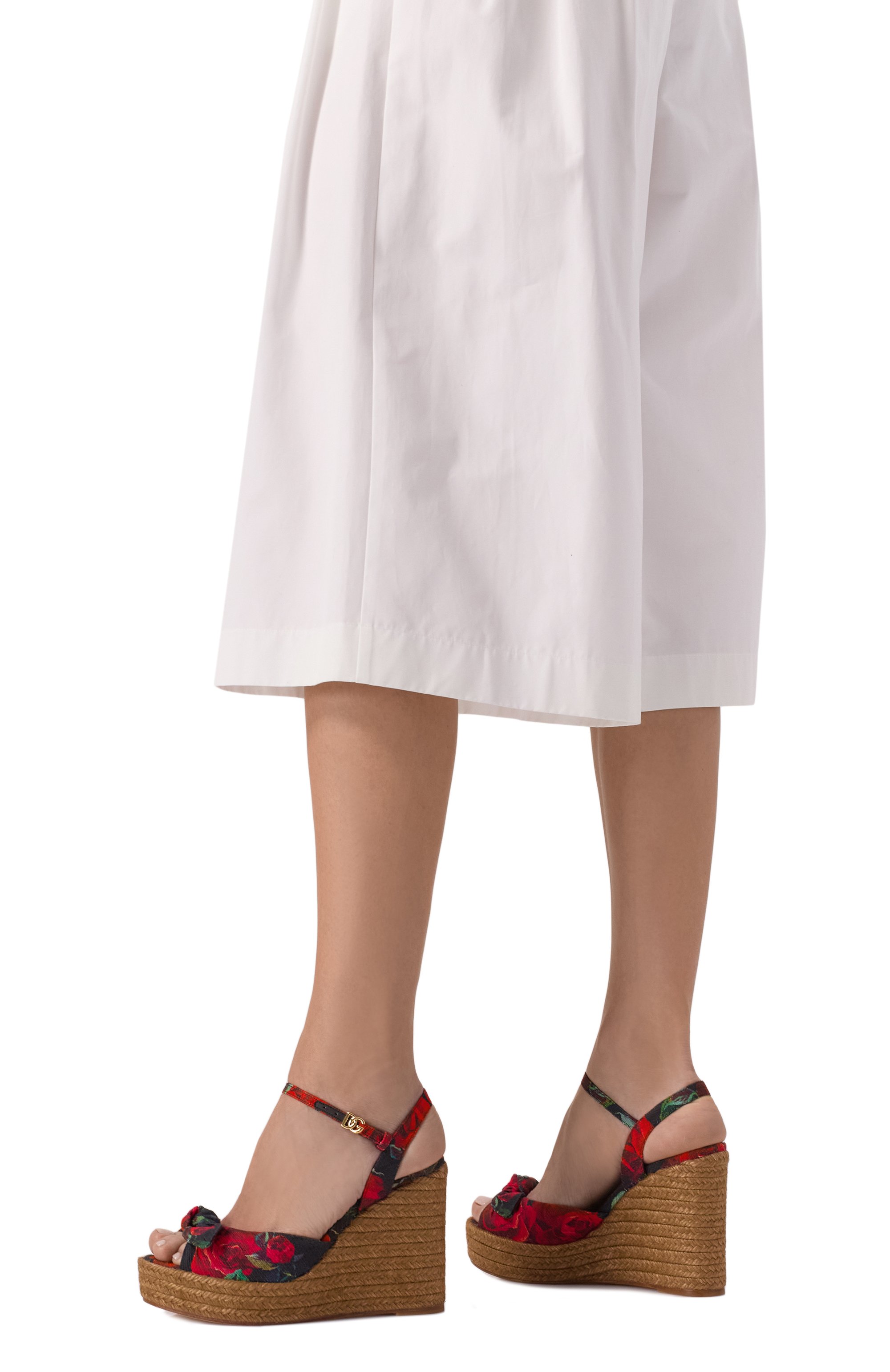 Текстильные босоножки lolita 85 DOLCE & GABBANA, арт. CZ0320/A6514, фото 3