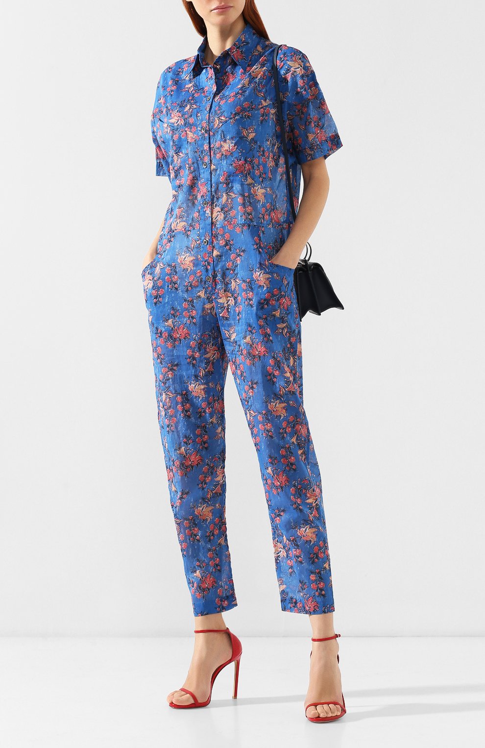Хлопковый комбинезон ISABEL MARANT ETOILE, арт. CB0200-19P027E/LINDSIE, фото 2