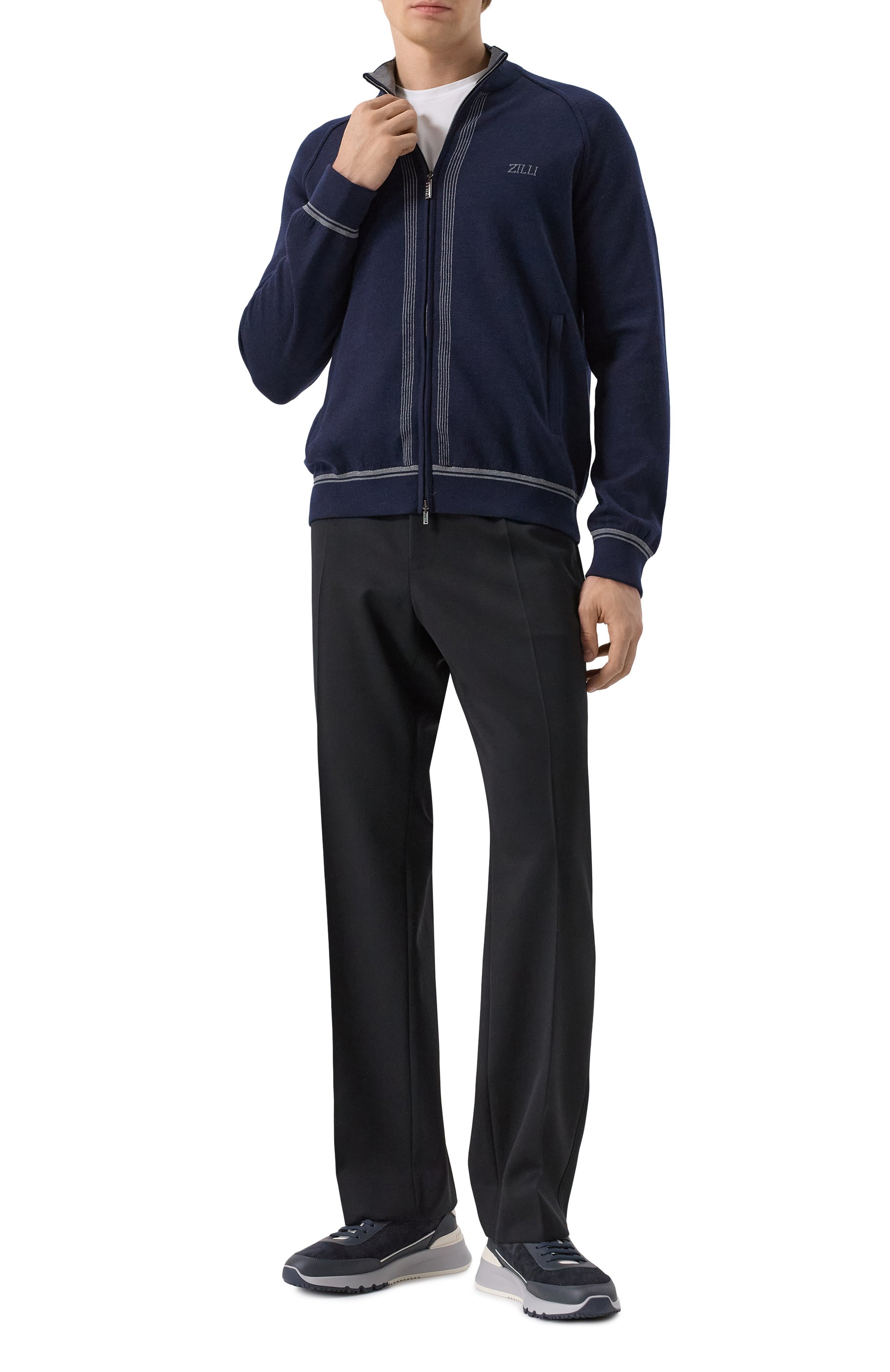 Замшевые кроссовки BRUNELLO CUCINELLI, арт. MZUSGG0278, фото 2