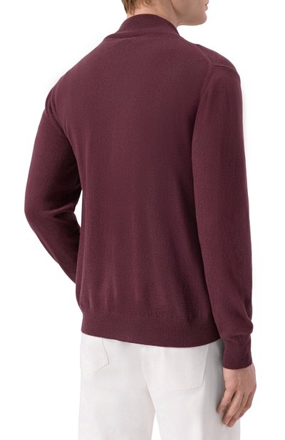 Кашемировый кардиган KITON бордового цвета по цене 270000 руб., арт. UMK1509K340, фото 4 Кашемировый кардиган KITON, арт. UMK1509K340, фото 4