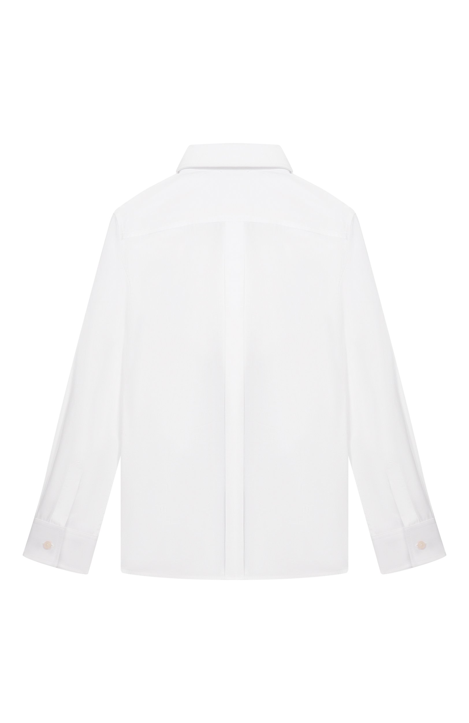 Хлопковая рубашка DOLCE & GABBANA белого цвета по цене 47800 руб., арт. L43S88/G7P1X_001, фото 2 Хлопковая рубашка DOLCE & GABBANA, арт. L43S88/G7P1X_001, фото 2
