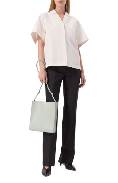 Сумка tangle JIL SANDER светло-зеленого цвета по цене 125500 руб., арт. J07WG0023/P5354, фото 3 Сумка tangle JIL SANDER, арт. J07WG0023/P5354, фото 3