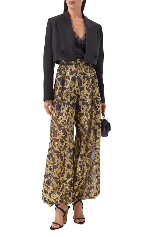 Шерстяной жакет Nina Ricci 26PCVE008/WV0323 Чёрный  26PCVE008/WV0323 Фото 2