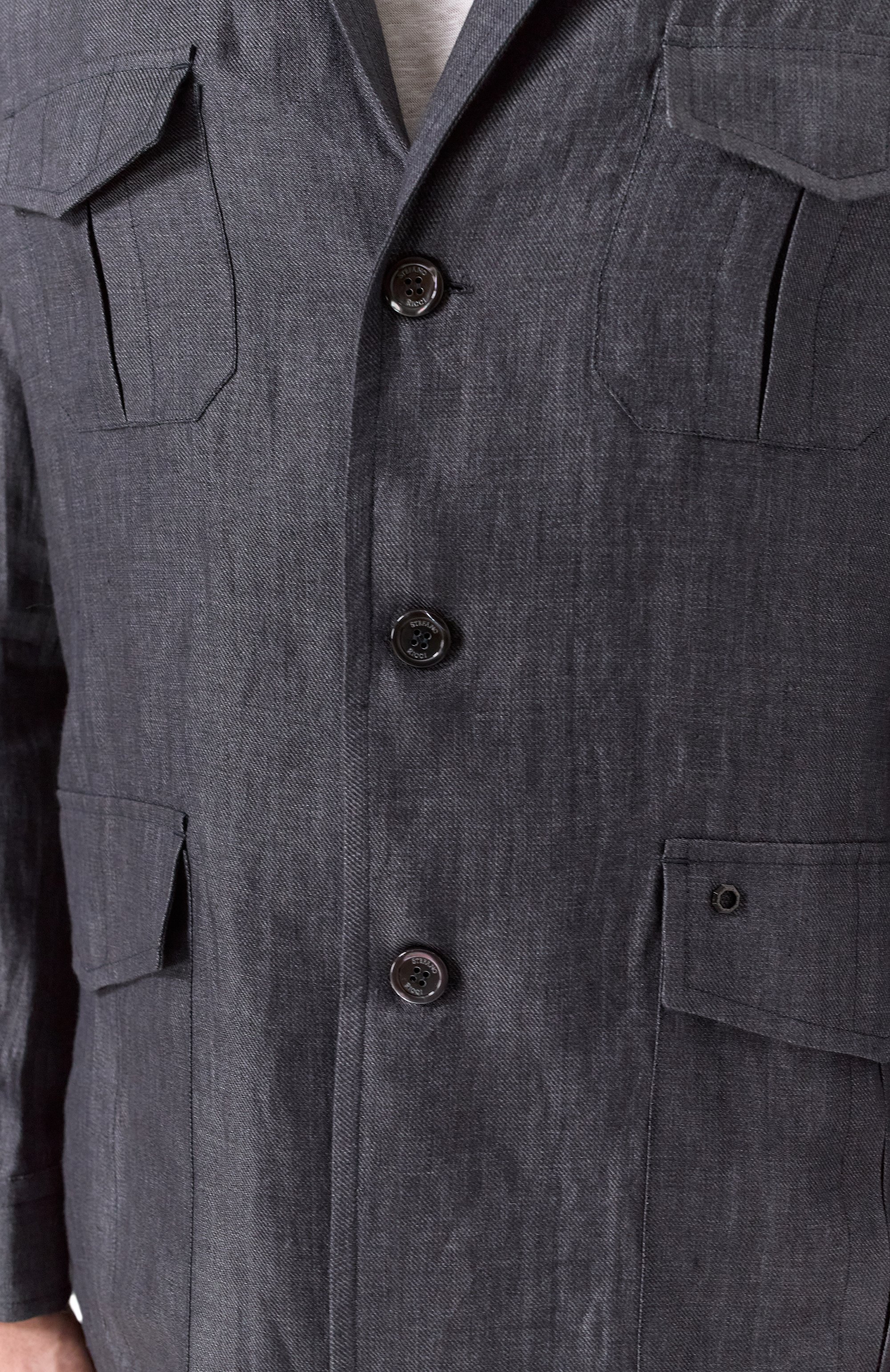 Льняная куртка STEFANO RICCI, арт. SP007710/BN2930, фото 5