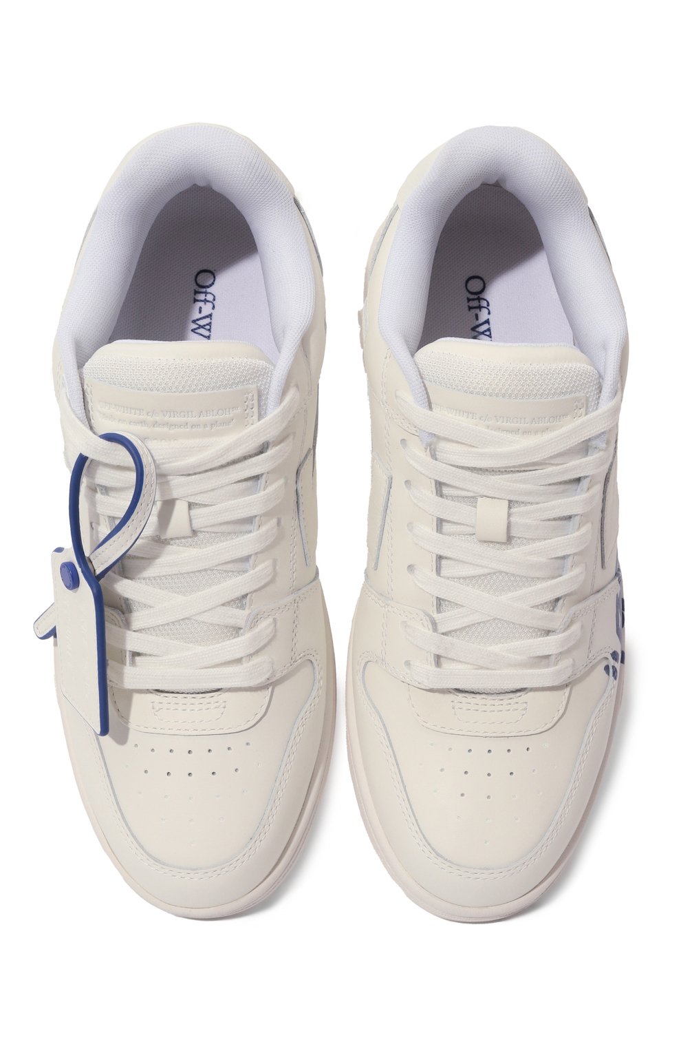 Кожаные кеды out of office OFF-WHITE, арт. 0WIA259F24LEA0060145, фото 6