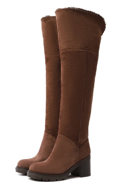 Женские замшевые сапоги concept 60 CASADEI, арт. 1T086A0611/GRUNG