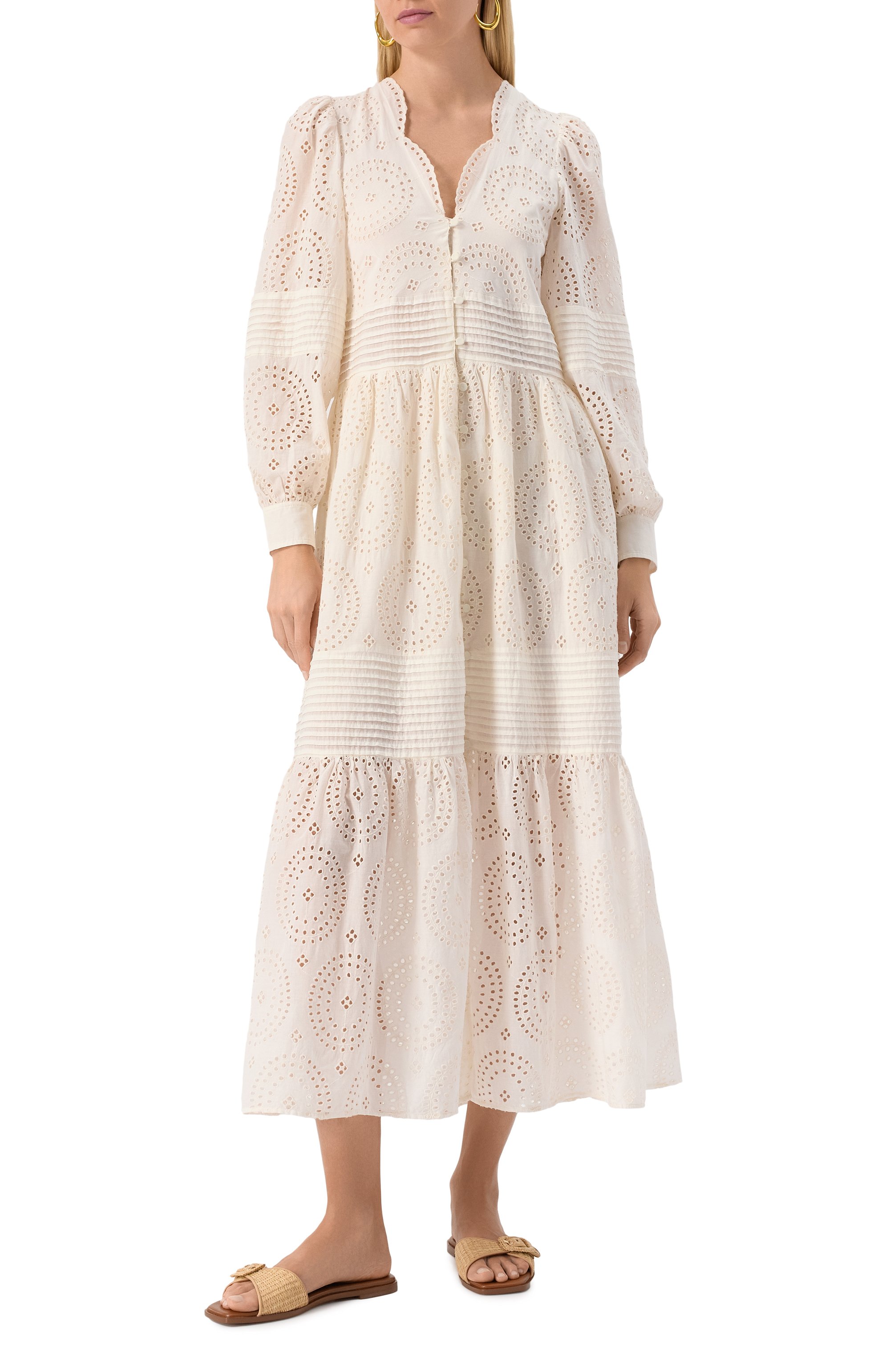 Хлопковое платье BOSS ORANGE, арт. 50538358, фото 3