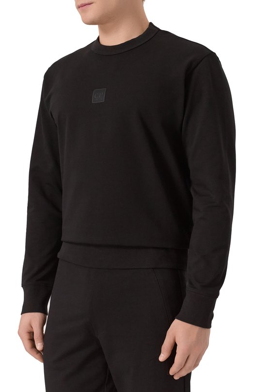 Хлопковый свитшот C.P. Company 19CLSS022A006452W Чёрный  19CLSS022A006452W Фото 3