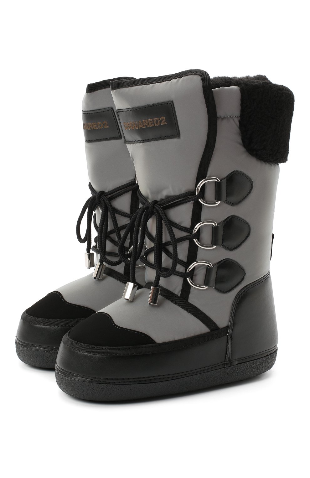 Сапоги-луноходы DSQUARED2, арт. 65207/SINT.NAPPA/36-41, фото 1