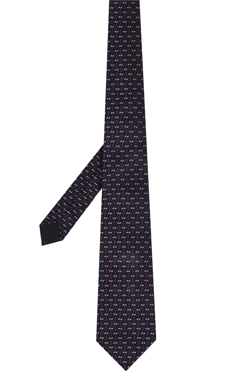 Шелковый галстук GIORGIO ARMANI темно-синего цвета по цене 18900 руб., арт. 360054/4F921, фото 3 Шелковый галстук GIORGIO ARMANI, арт. 360054/4F921, фото 3