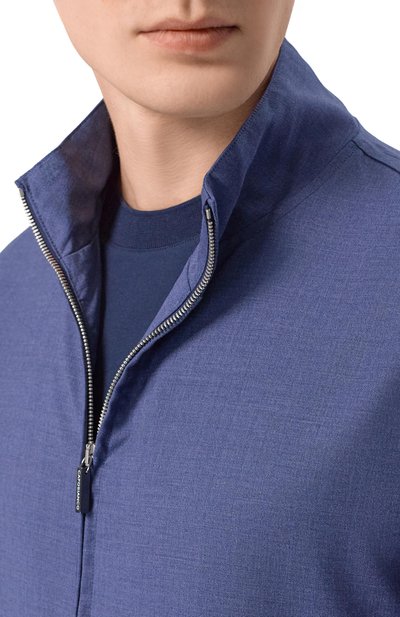 Шерстяной бомбер CAPOBIANCO, арт. 20M189.FU00._001, фото 5