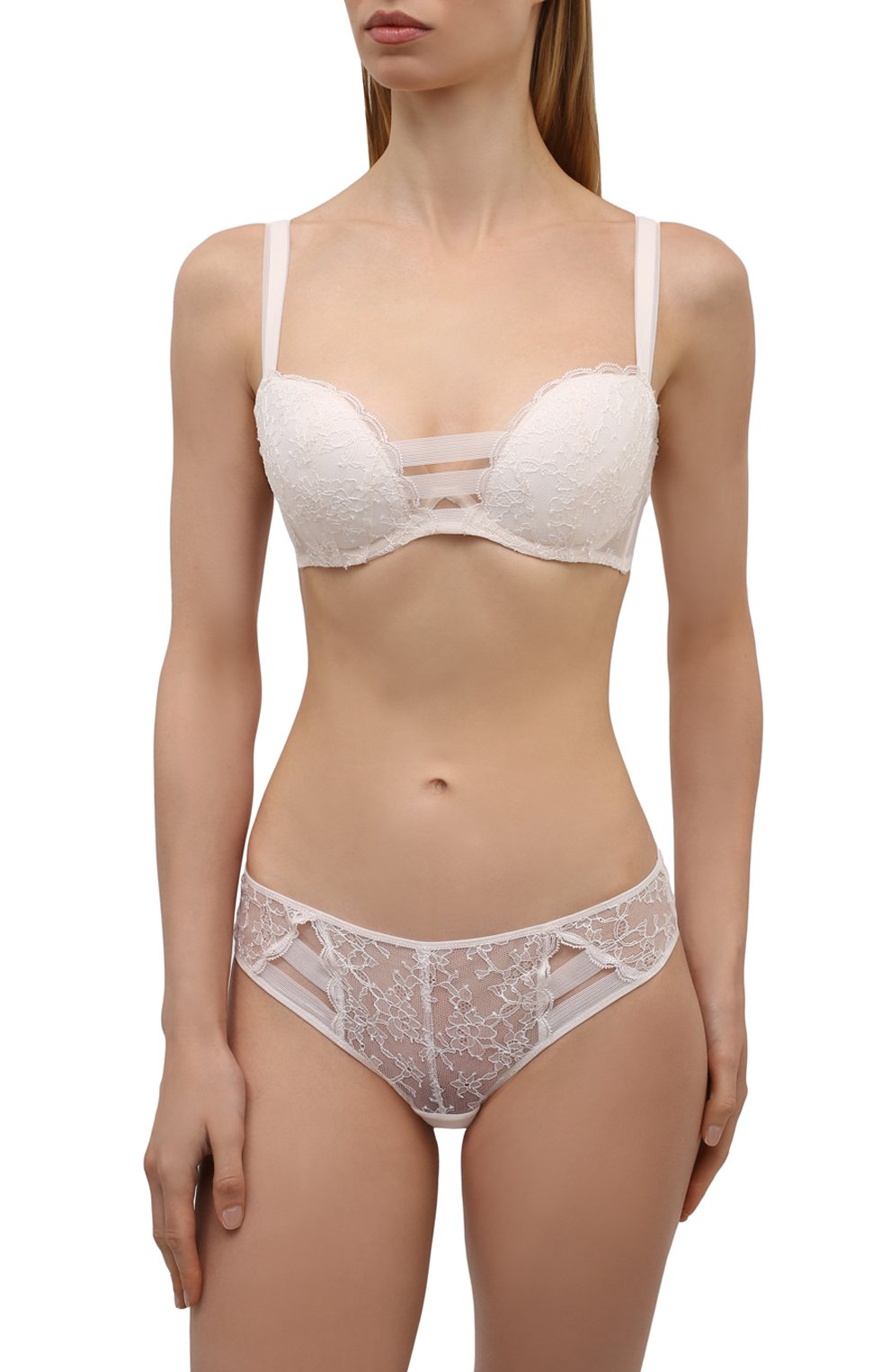 Трусы-слипы CHANTAL THOMASS молочного цвета по цене 8840 руб., арт. T02E60, фото 2 Трусы-слипы CHANTAL THOMASS, арт. T02E60, фото 2