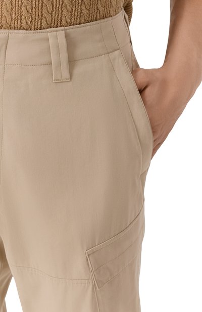 Брюки-карго из хлопка и шелка ZILLI бежевого цвета по цене 173000 руб., арт. CPPT09M010790043U, фото 5 Брюки-карго из хлопка и шелка ZILLI, арт. CPPT09M010790043U, фото 5