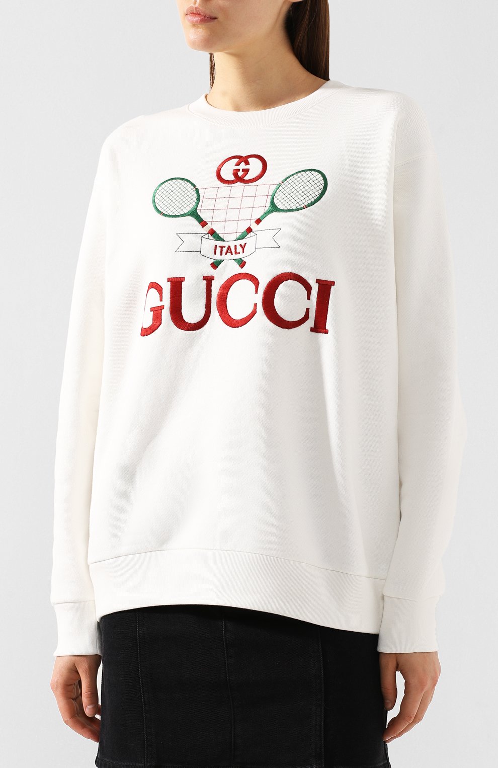 Хлопковый свитшот GUCCI, арт. 469250/XJBIY, фото 3