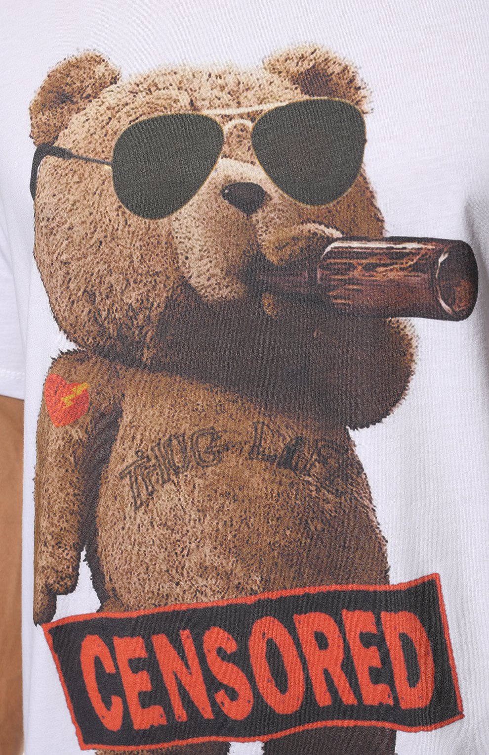 Хлопковая футболка BISIBIGLIO, арт. TEDDY CENS LIFE/2212 RIF (C0TT0NE PESANTE), фото 5