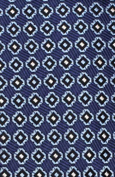 Шелковый галстук ZEGNA темно-синего цвета по цене 21200 руб., арт. Z3D30/1L7, фото 3 Шелковый галстук ZEGNA, арт. Z3D30/1L7, фото 3