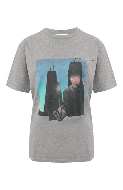Женская хлопковая футболка OFF-WHITE, арт. 0WAA049S19D960810788