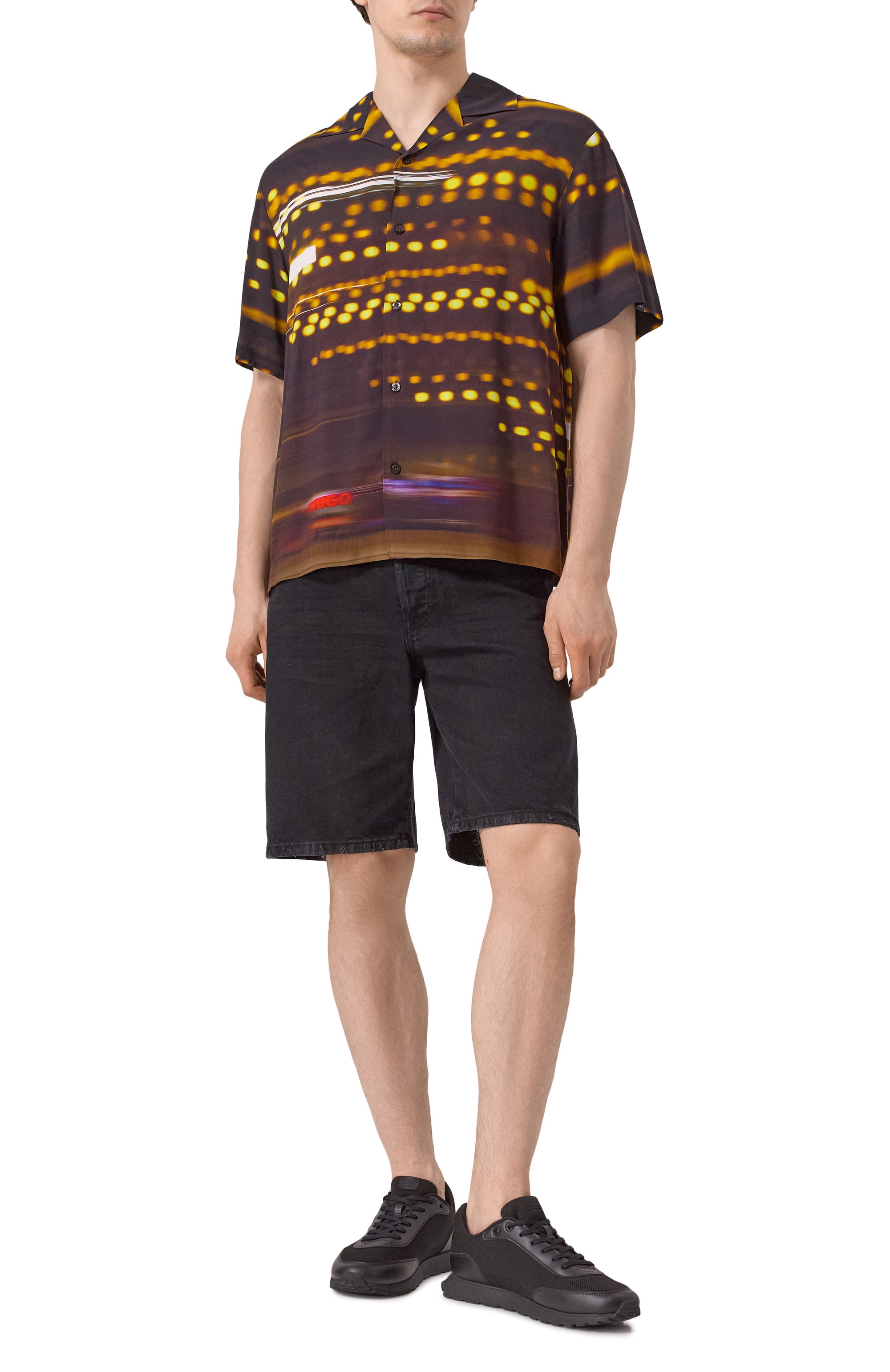 Рубашка из вискозы hugo x rb HUGO разноцветного цвета по цене 19500 руб., арт. 50543031, фото 2 Рубашка из вискозы hugo x rb HUGO, арт. 50543031, фото 2