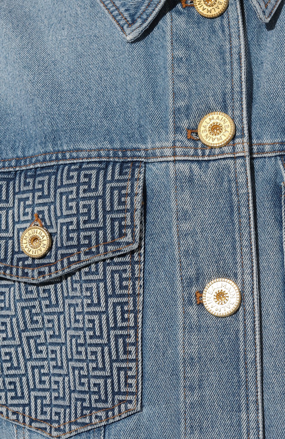 Джинсовая куртка BALMAIN, арт. AF1TC060DD09, фото 5