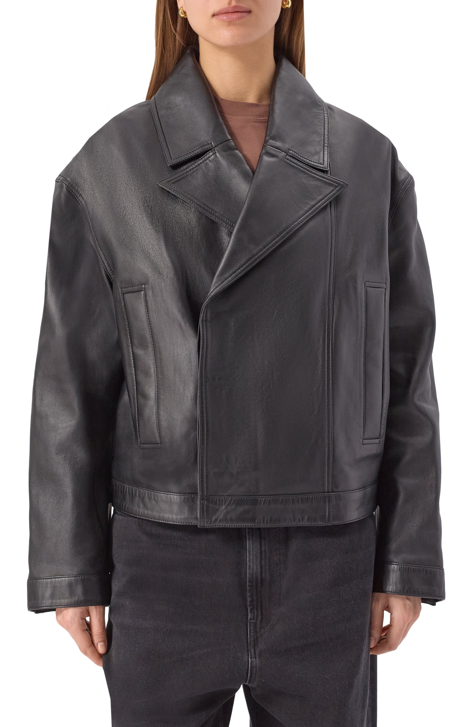 Кожаная куртка LOULOU DE SAISON, арт. KAIPAN, фото 3