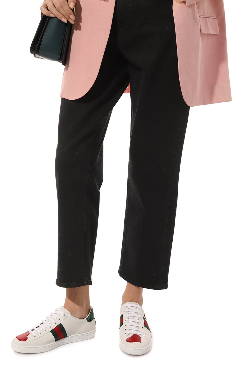 Кожаные кеды ace GUCCI, арт. 435638 A38M0, фото 3