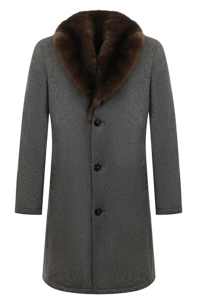 Мужской кашемировое пальто KITON, арт. UW0618MV03S28