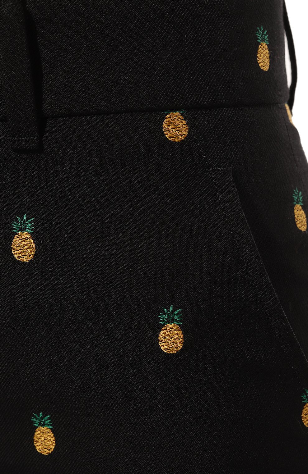 Брюки из хлопка и шерсти GUCCI, арт. 569125 ZABWI, фото 5