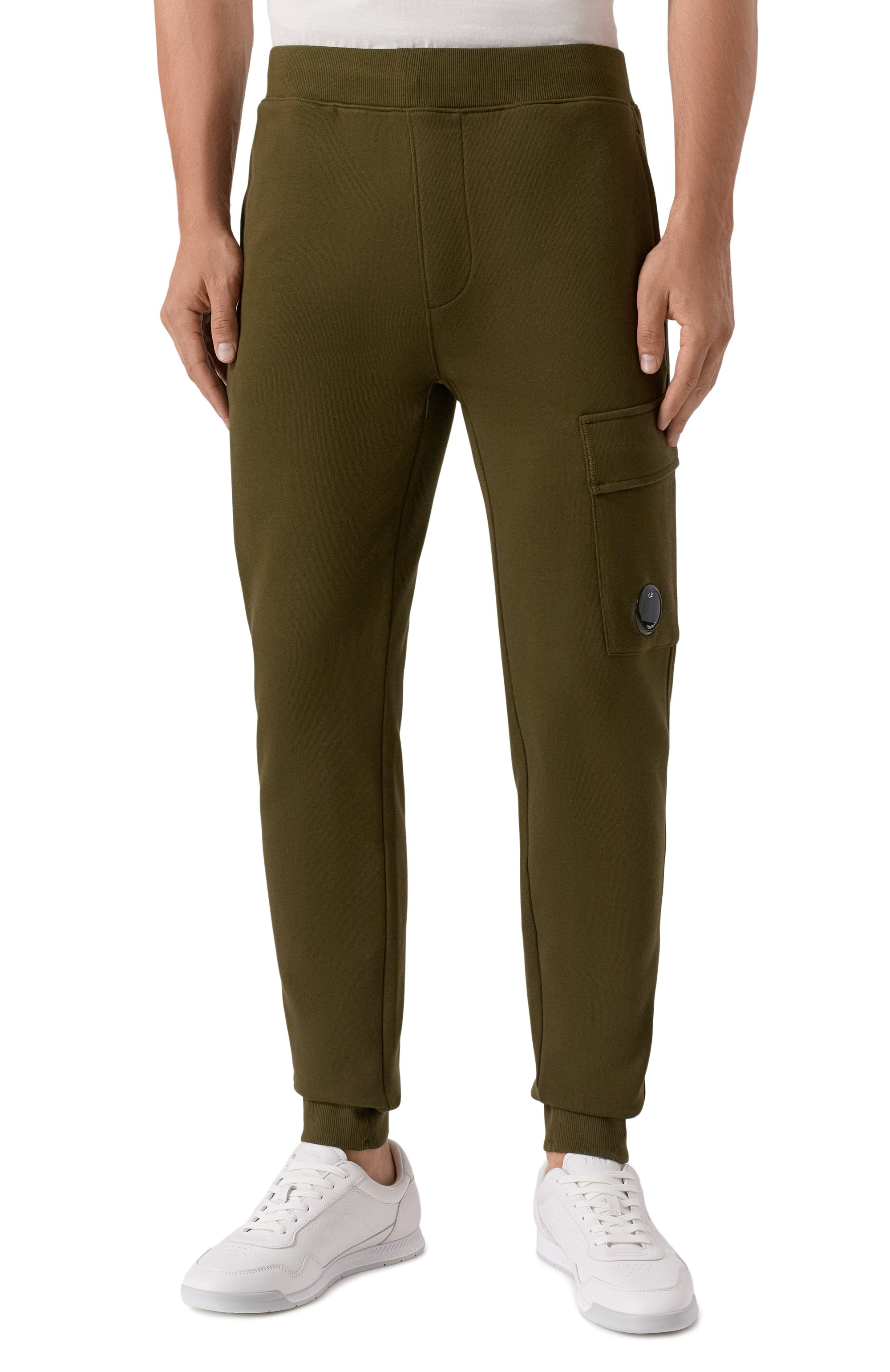 Хлопковые джоггеры C.P. COMPANY, арт. RCCMSP717A005086W, фото 3