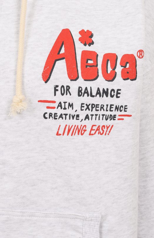 Хлопковая толстовка AECA WHITE AWCMSSBETSZOV004C0.LIGHT GREY (XL) Серый  AWCMSSBETSZOV004C0.LIGHT GREY (XL) Фото 6