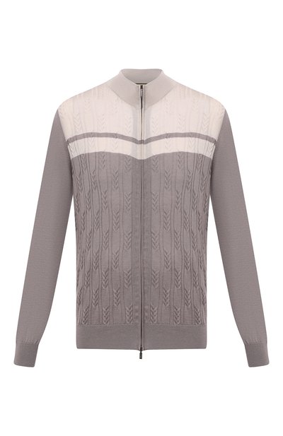 Мужской кардиган из кашемира и шелка ZILLI, арт. MBW-BL035-TREC1/ML01