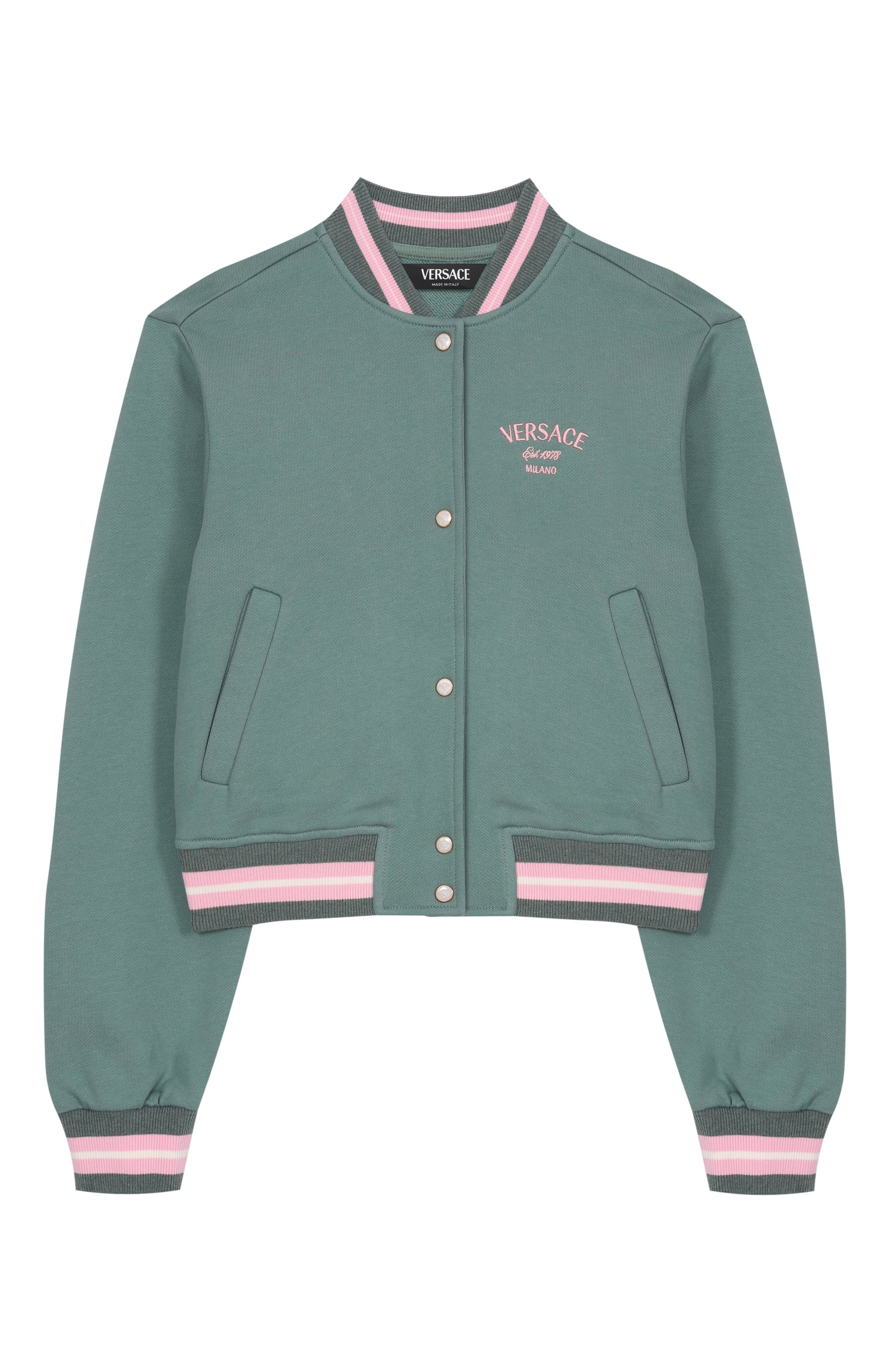 Хлопковый бомбер VERSACE, арт. 1018407/1A13091/8A-14A, фото 1
