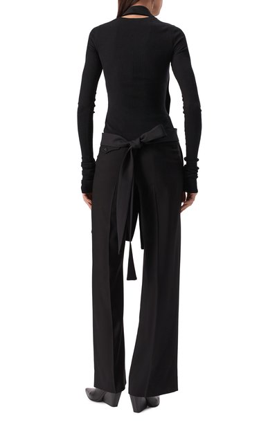 Жилет из вискозы и шерсти ANN DEMEULEMEESTER черного цвета по цене 95050 руб., арт. B0012538/FA556, фото 4 Жилет из вискозы и шерсти ANN DEMEULEMEESTER, арт. B0012538/FA556, фото 4