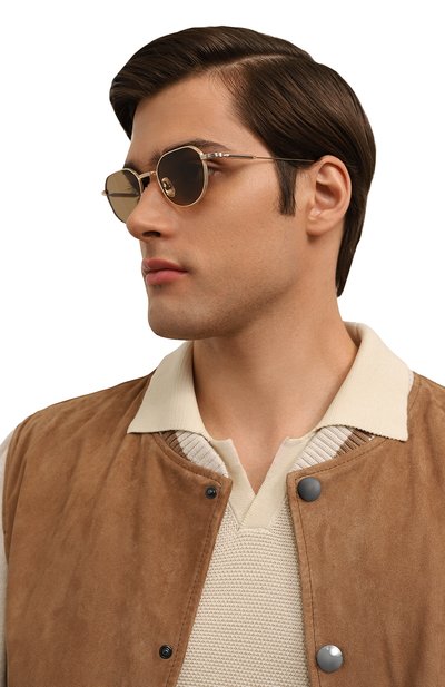 Солнцезащитные очки LUNETTERIE GENERALE бежевого цвета по цене 91950 руб., арт. MIRAGE CHAMPAGNE BRN, фото 3 Солнцезащитные очки LUNETTERIE GENERALE, арт. MIRAGE CHAMPAGNE BRN, фото 3