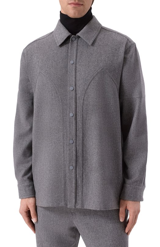 Кашемировая рубашка MVST M25.1PM.B003 Серый  M25.1PM.B003 Фото 3