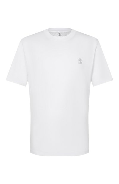 Мужская хлопковая футболка BRUNELLO CUCINELLI, арт. M0B138440