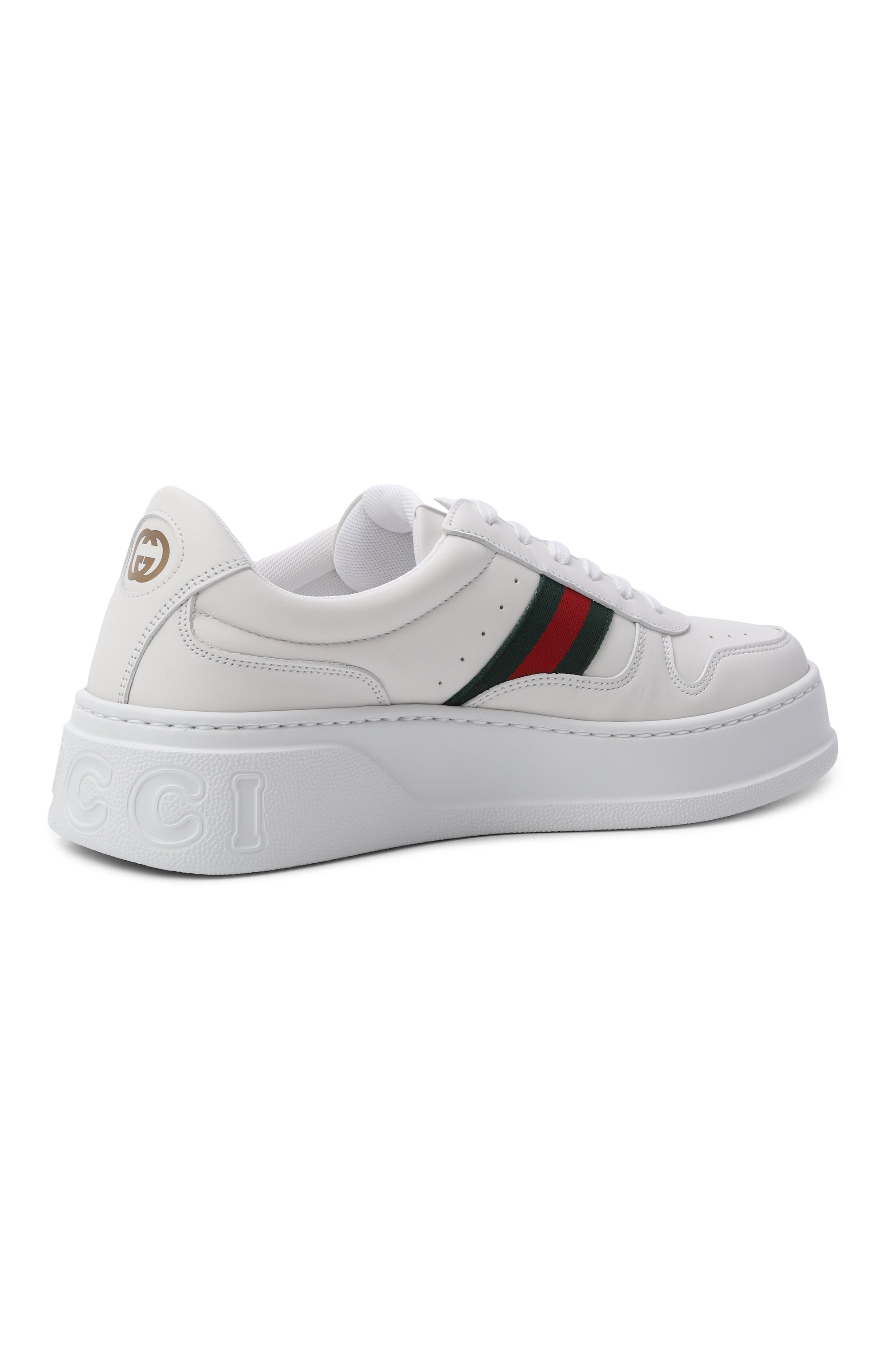Кожаные кеды GUCCI, арт. 848307/UPG40, фото 5