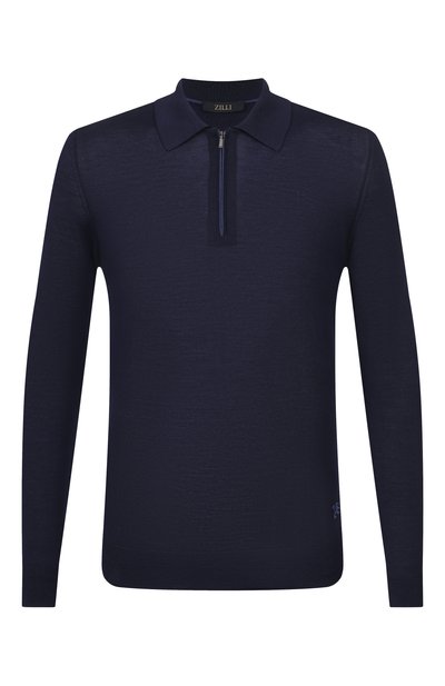 Мужское поло из шерсти и шелка ZILLI, арт. KZP001M0230VLSB00