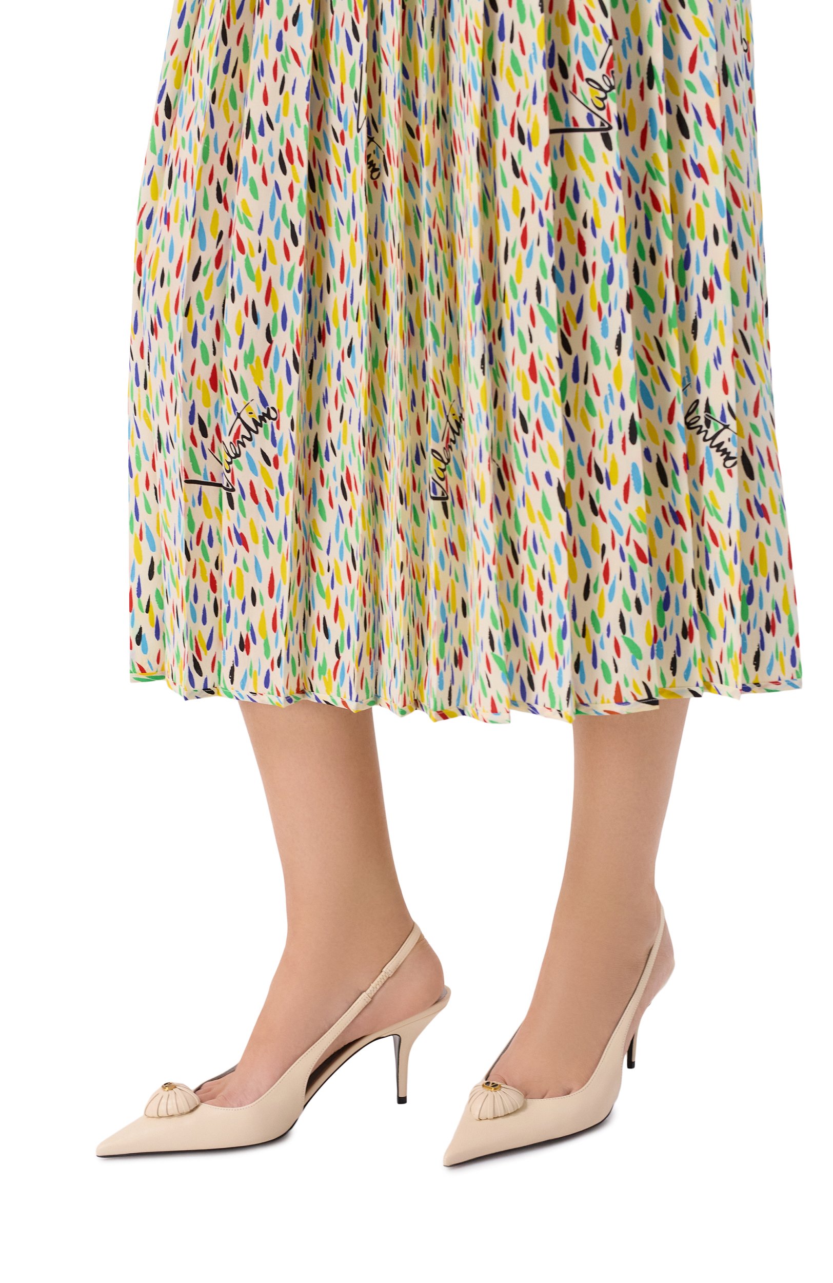 Кожаные туфли coeur royal 75 VALENTINO кремового цвета по цене 125500 руб., арт. 9W2S0QD6/DMD, фото 2 Кожаные туфли coeur royal 75 VALENTINO, арт. 9W2S0QD6/DMD, фото 2