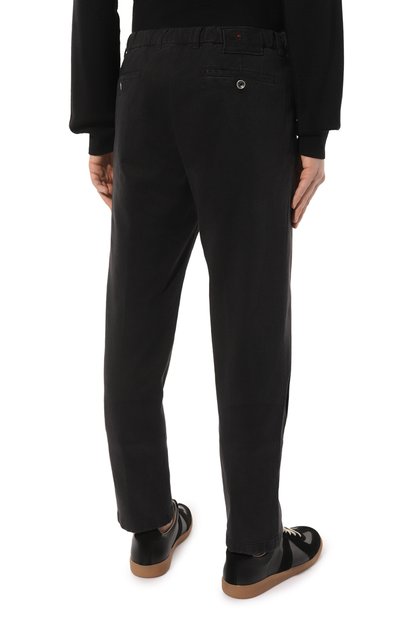 Брюки KITON черного цвета по цене 94600 руб., арт. UFPPEJ0210C, фото 4 Брюки KITON, арт. UFPPEJ0210C, фото 4