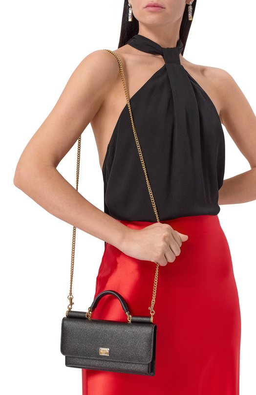 Сумка Sicily Dolce & Gabbana BI3280/A1001 Чёрный  BI3280/A1001 Фото 2